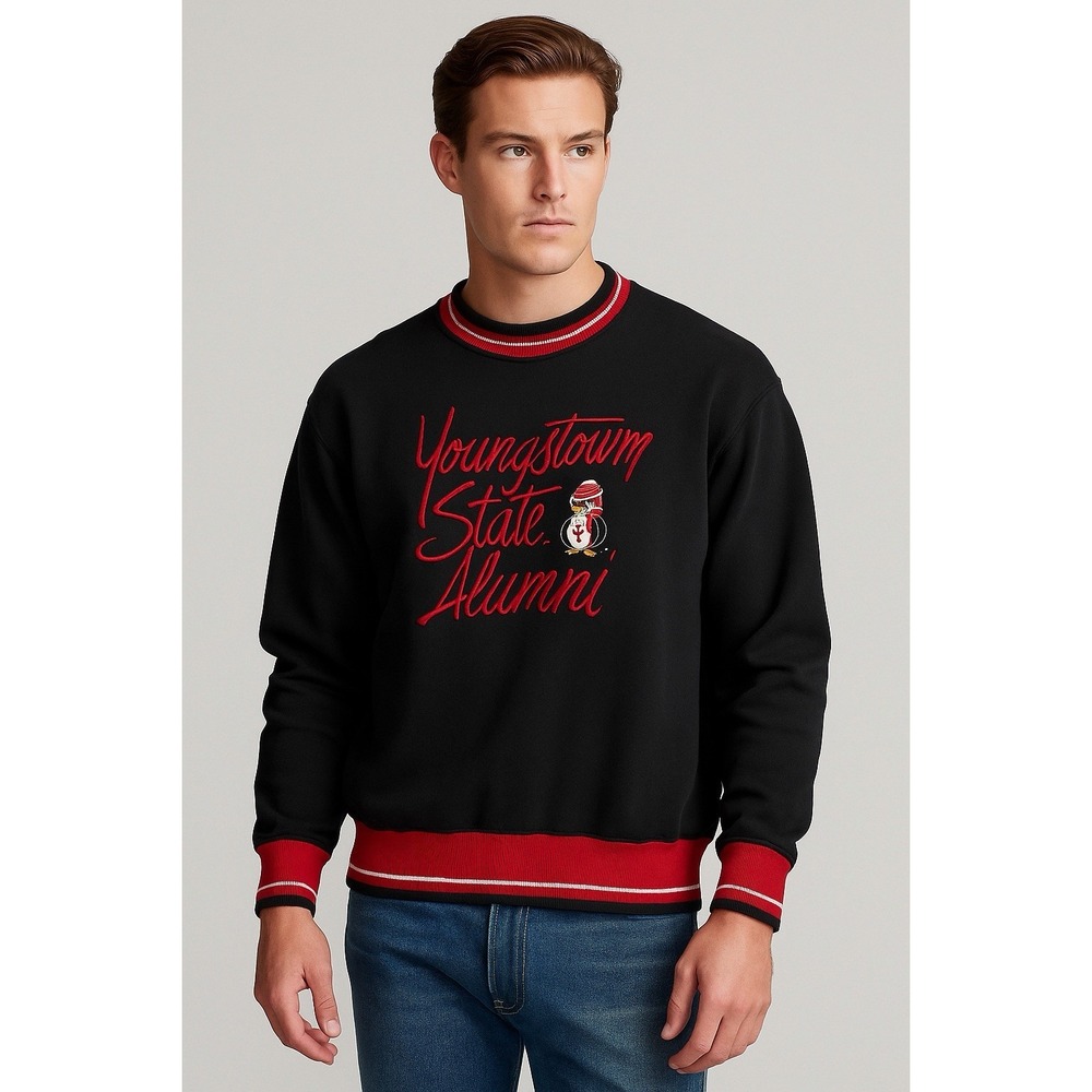 VTG 80s Youngstown State Alumni Legends Men's Sweatshirt Size L Collegiate